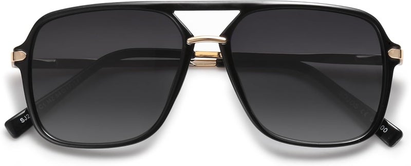 Sojos Sunglasses for Women & Men, Square, Retro, Polarized Lens, Trendy Aviator, 90s Shades - Image 3